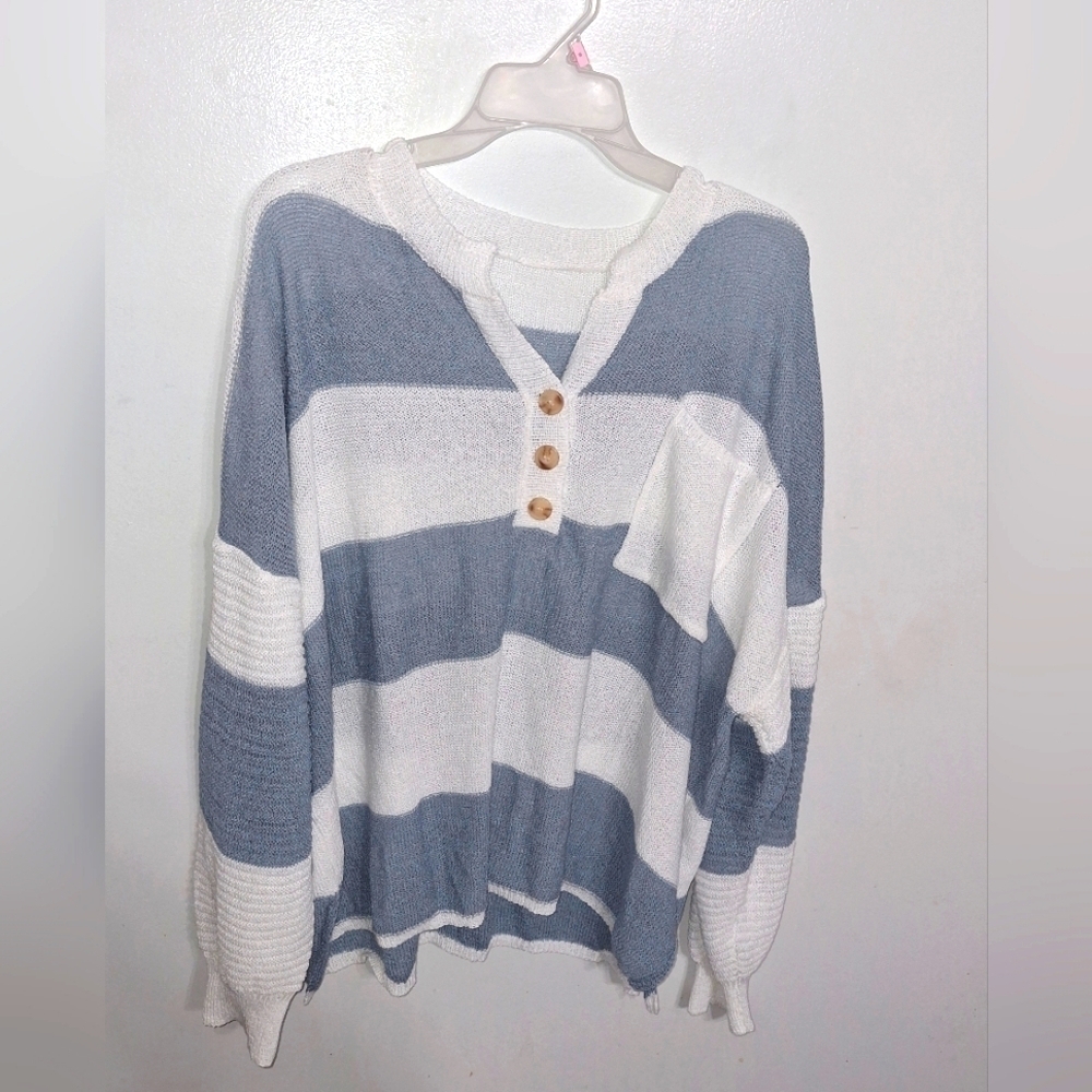 Shein Curve - Super CUTE Striped Sweater- W Sz 4XL/ 20